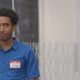 Biniam Bizuneh in his parody Demitrinox antidepressant commercial